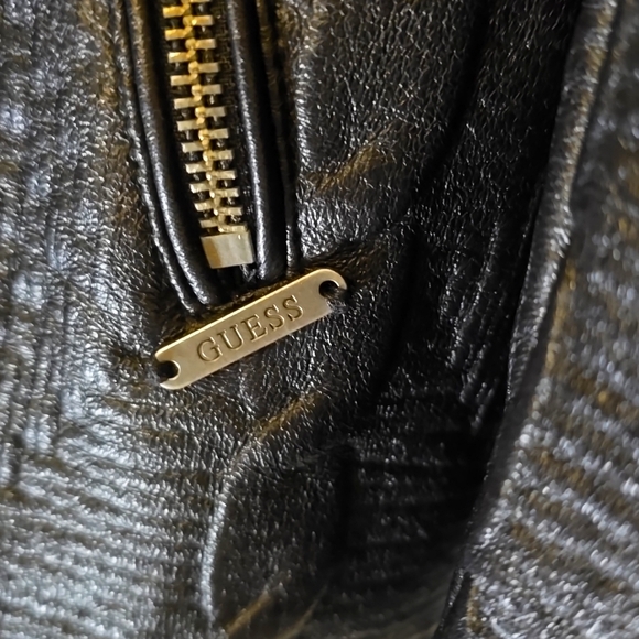 Leather Like Sweater Jacket - Picture 8 of 9